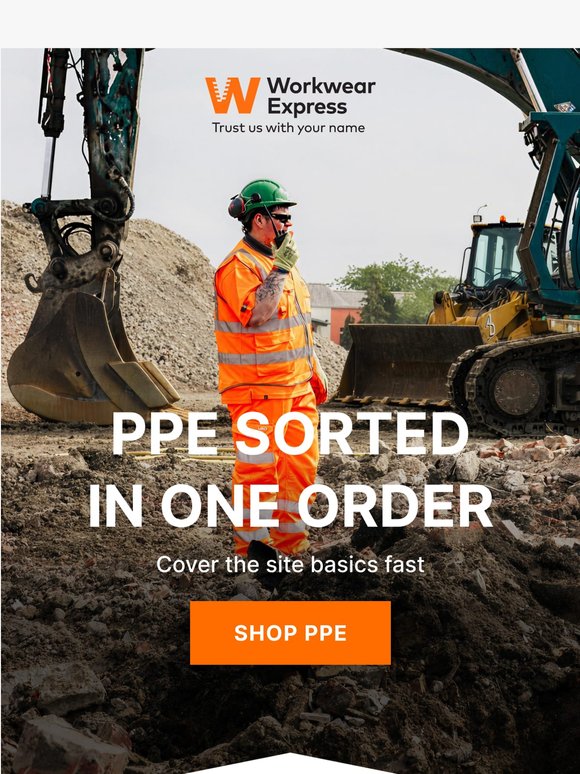 PPE sorted in one order 😎