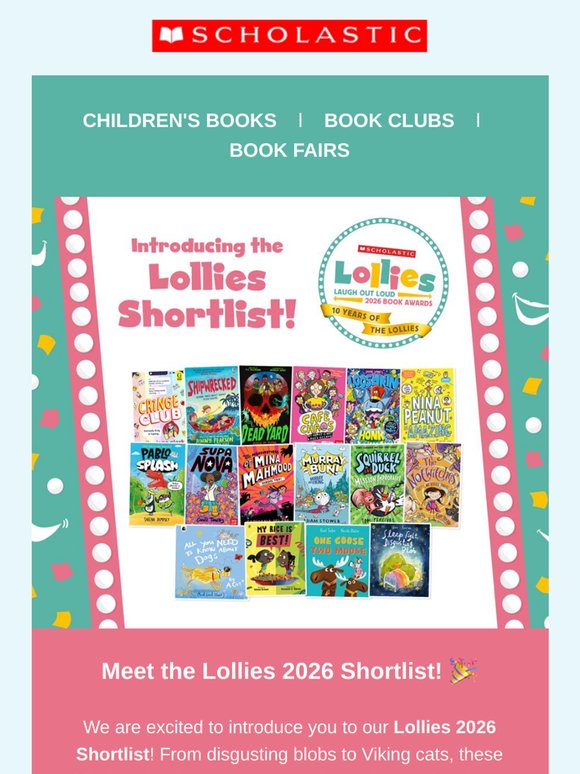 Introducing the 2026 Lollies Shortlist! 🎉