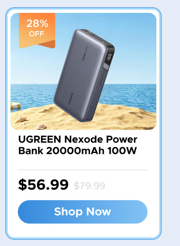 UGREEN Nexode Power Bank 20000mAh 100W