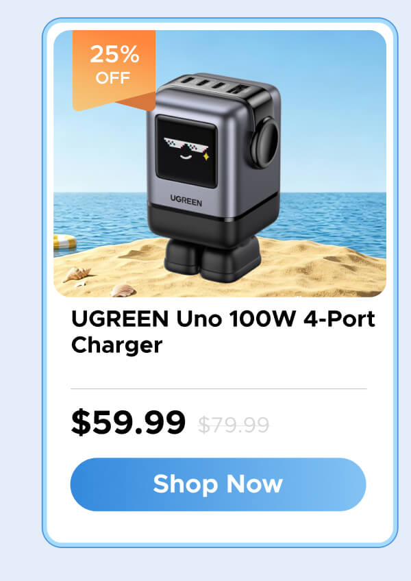 UGREEN Uno 100W 4-Port Charger