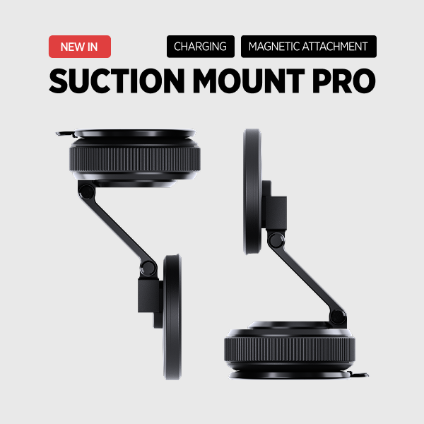 Charging Suction Mount Pro
