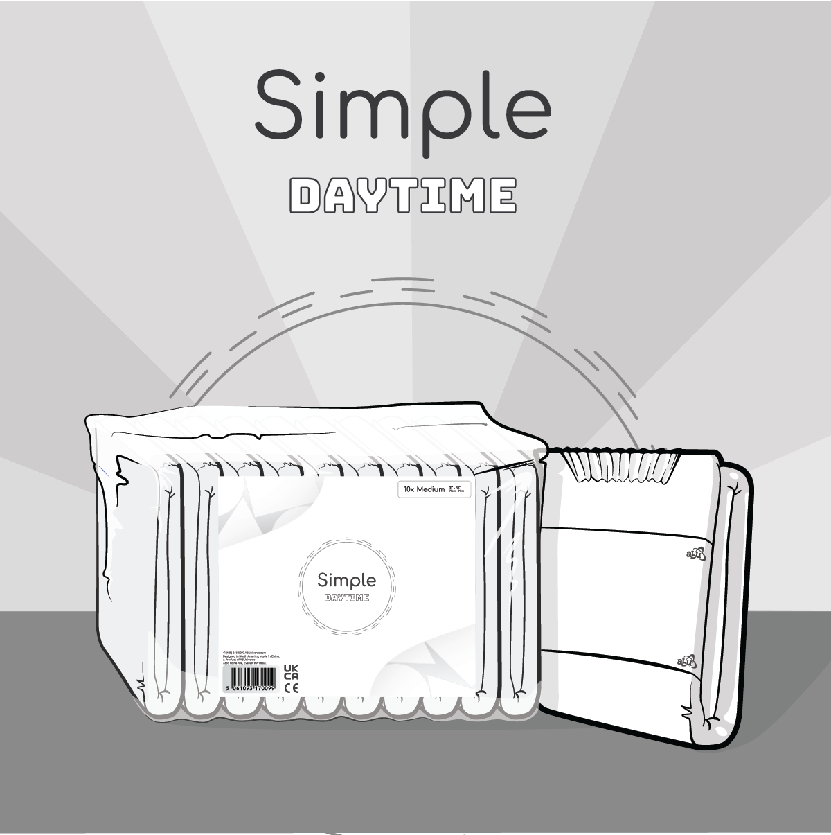 Simple Daytime adult diapers