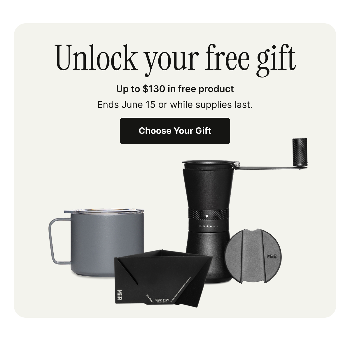 Unlock your free gift with purchase over $50