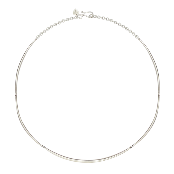 Sterling Silver Full Tibetan Bar Necklace