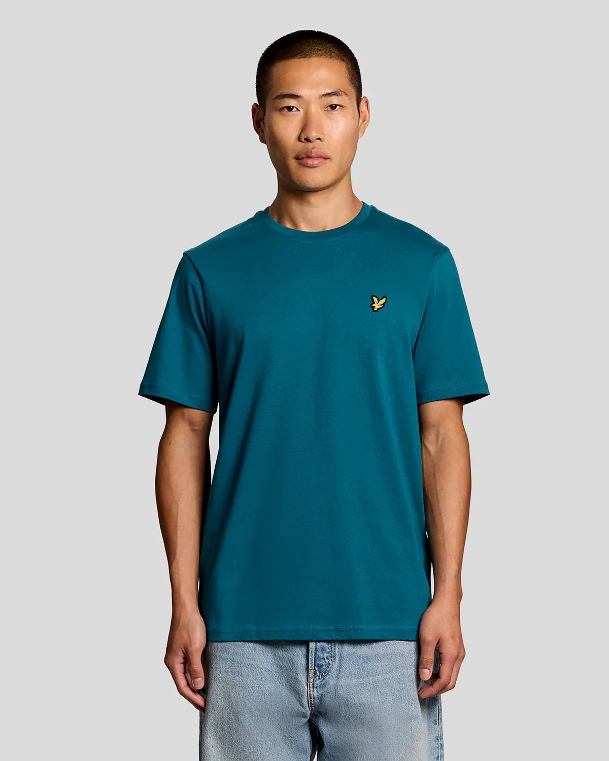 Image of Cotton Crew Neck T-Shirt