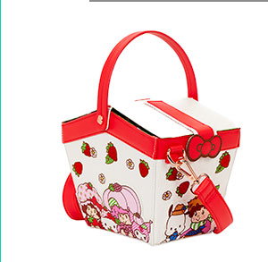 Loungefly Sanrio Hello Kitty & Friends x Strawberry Shortcake Scented Basket Crossbody Bag
