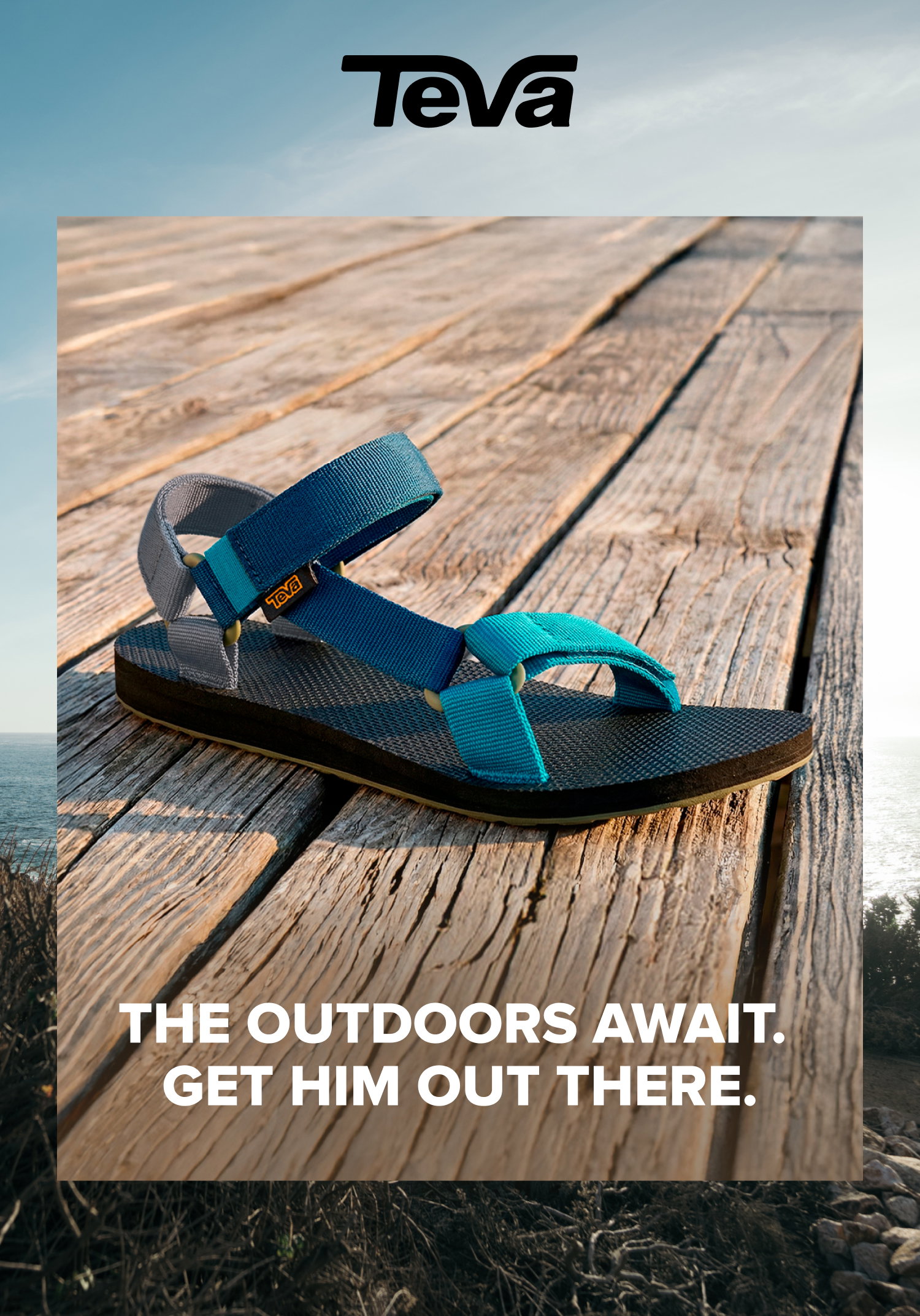 The outdoors await. Get him out there. 