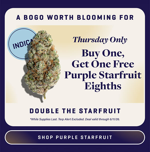 Thu Only: BOGO Purple Starfruit 1/8th's