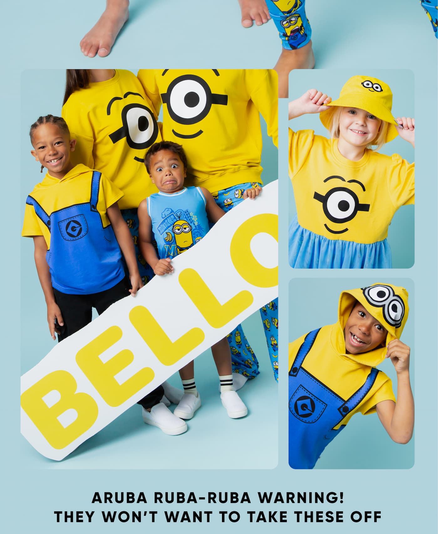 A little mischief, a lot of fun.  Meet their new Minions favorites. Say it with us: BELLO!