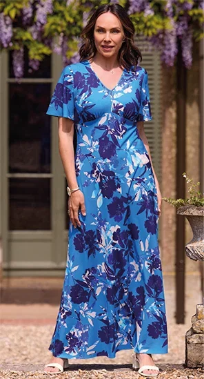 Floaty Crepe Tea Dress