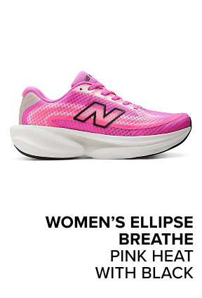 women’s Ellipse Breathe PINK HEAT with BLACK
