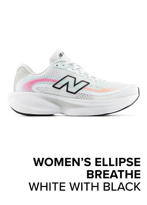 women’s Ellipse Breathe WHITE with BLACK