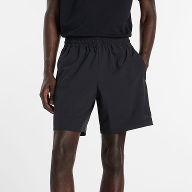 Athletics Stretch Woven Short 7" Black