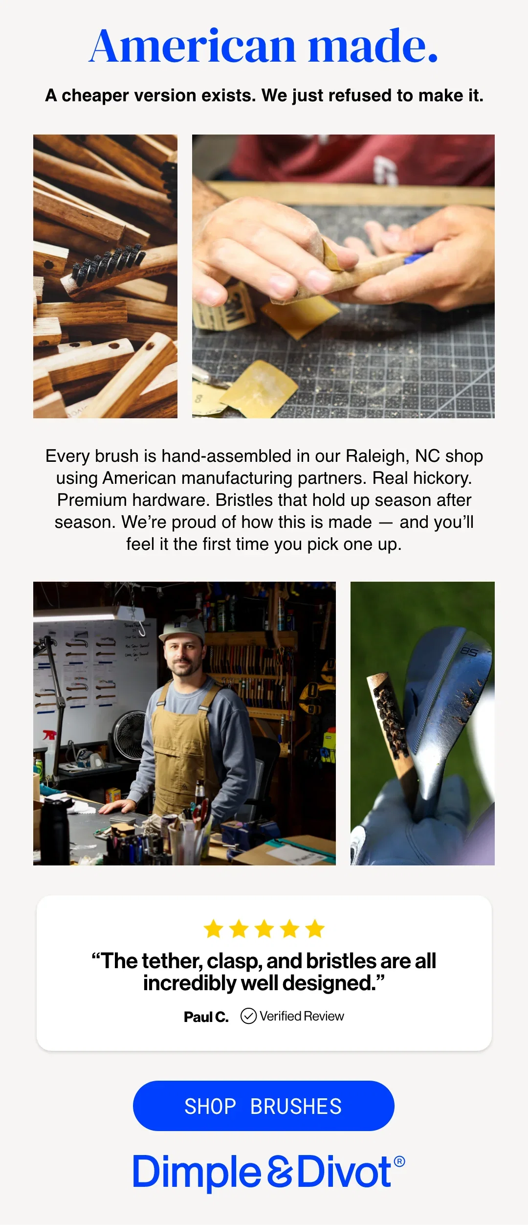 Hand Assembled in Raleigh, NC