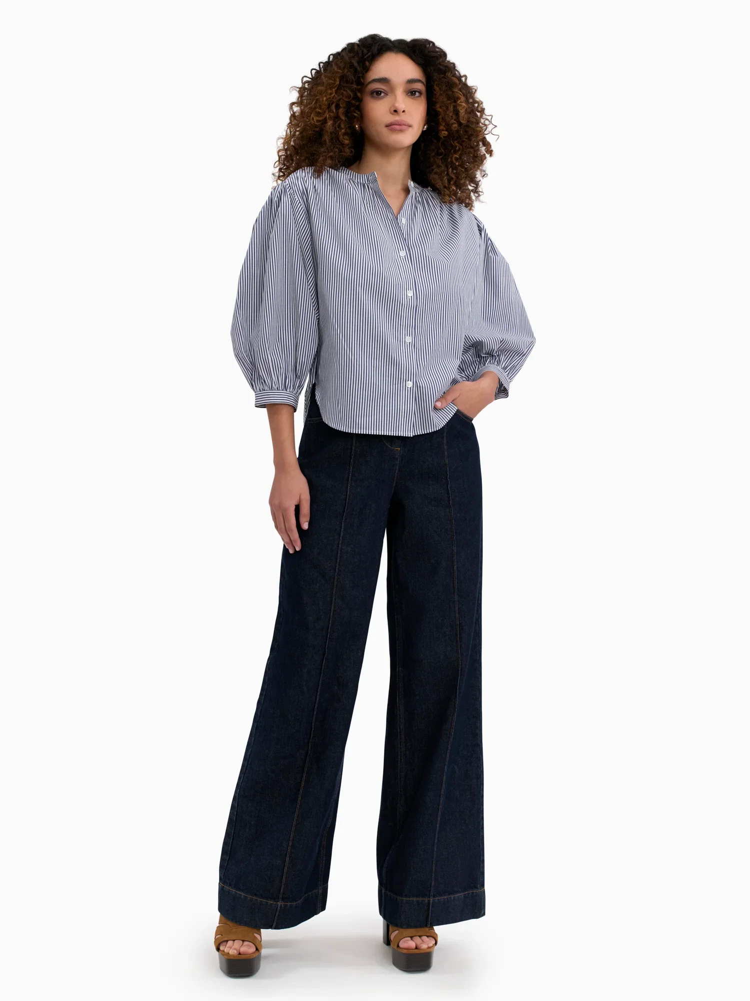 Image of Joselene Poplin Blouse