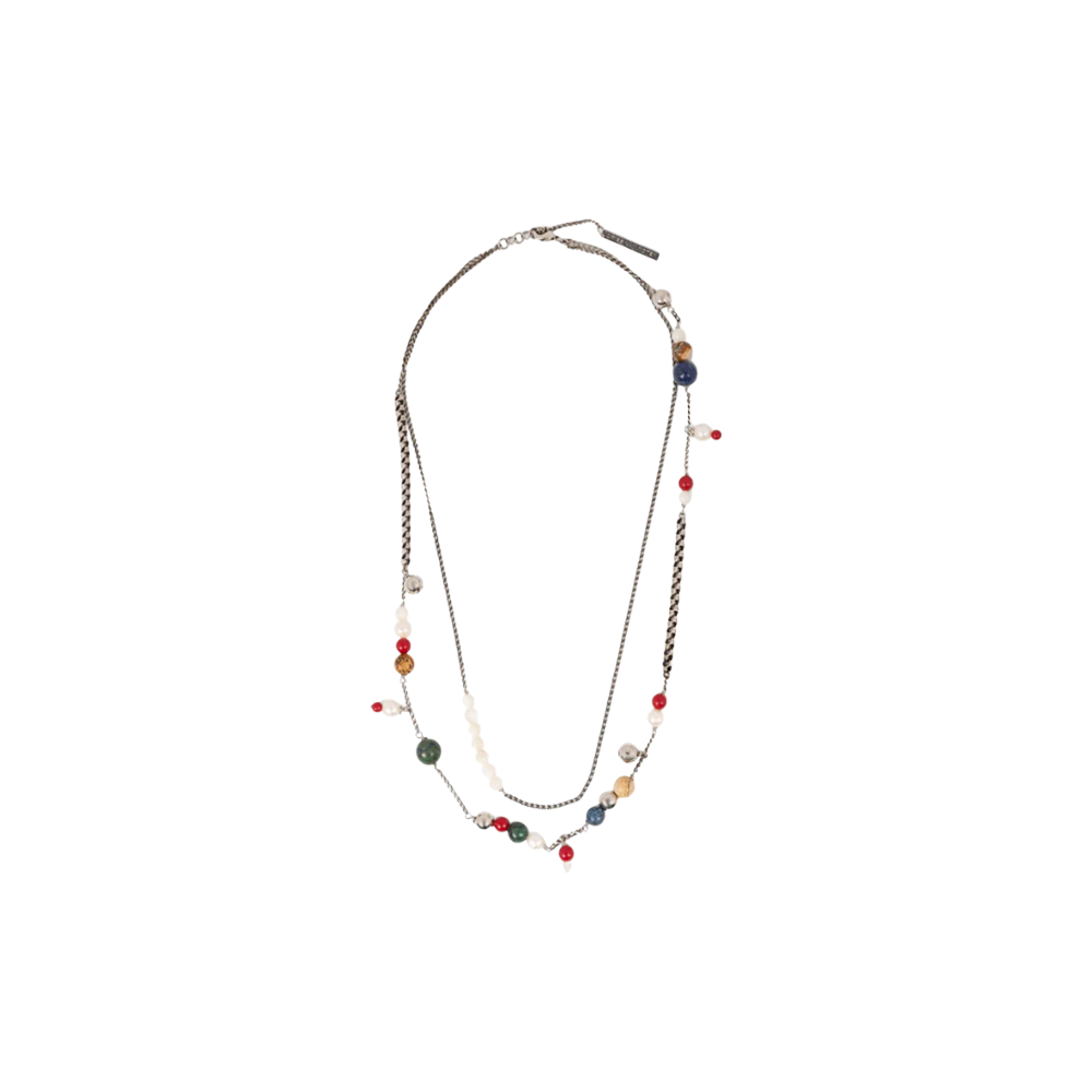Brass & Freshwater Pearl M261-808 Necklace - Multi