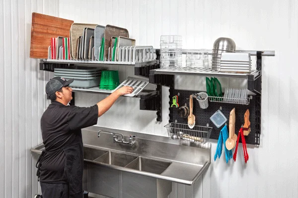 Camshelving® Elevation Series Wall Shelving by Cambro
