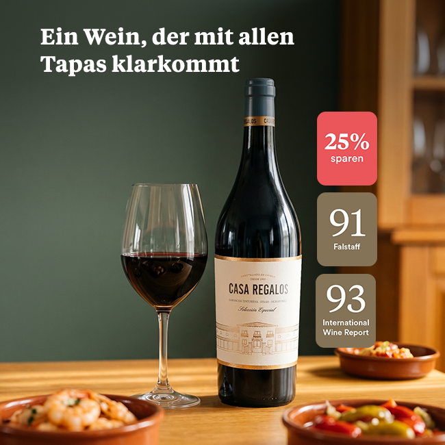 Ein Wein der mit allen Tapas klarkommt