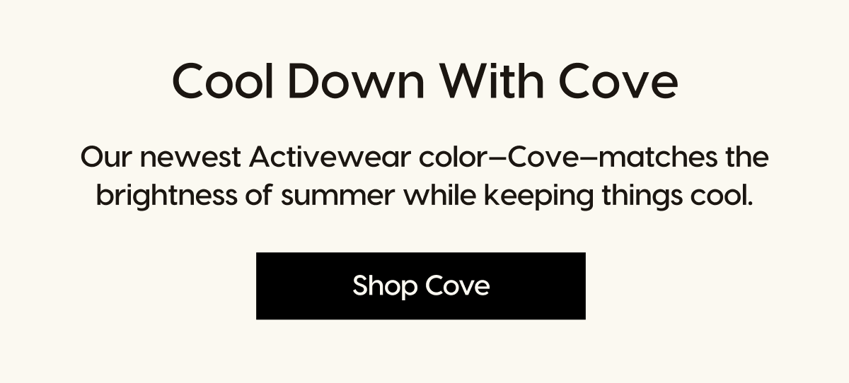 Cool Down With Cove