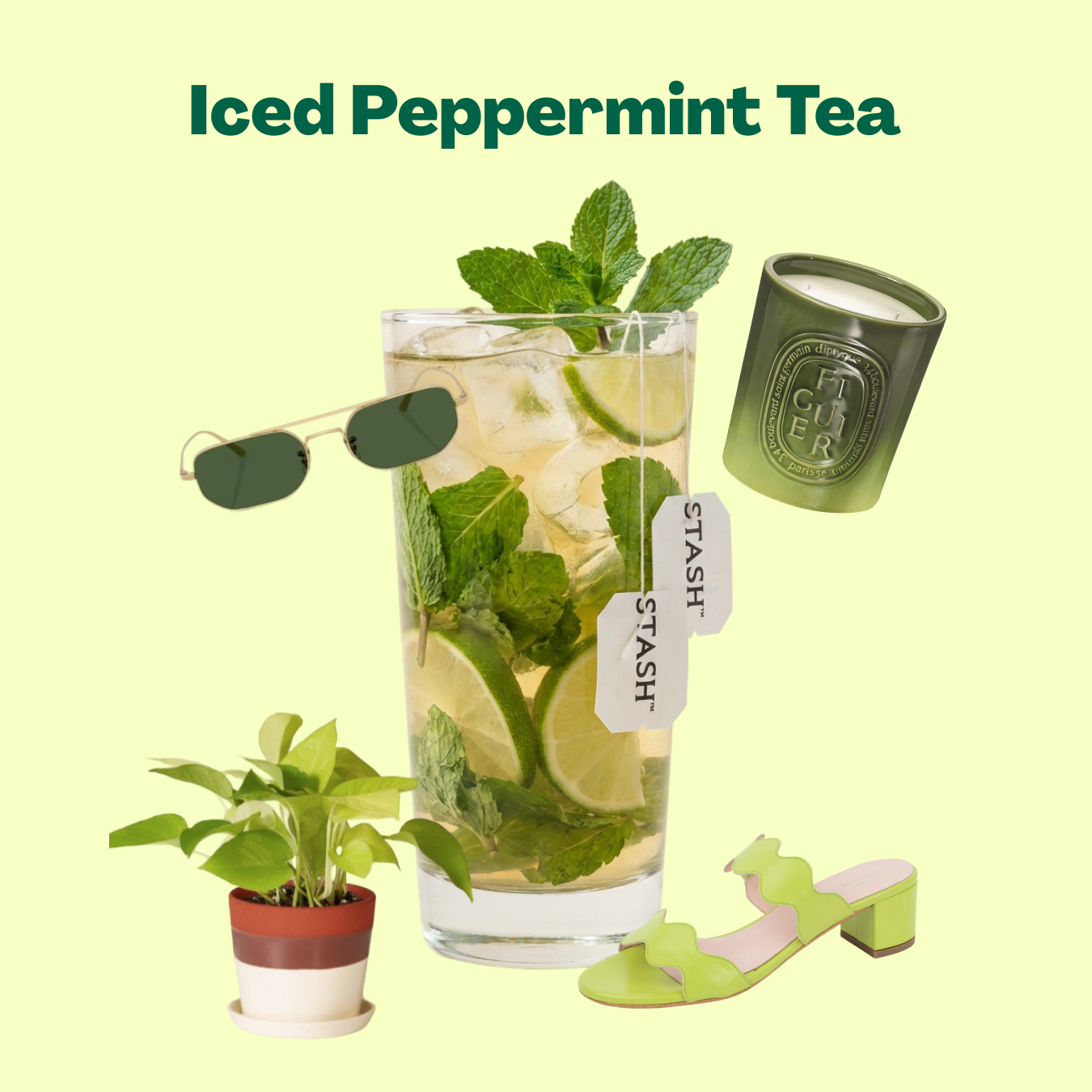 Peppermint Iced Tea