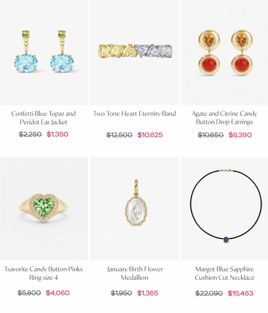 unique rings necklaces and earrings on sale