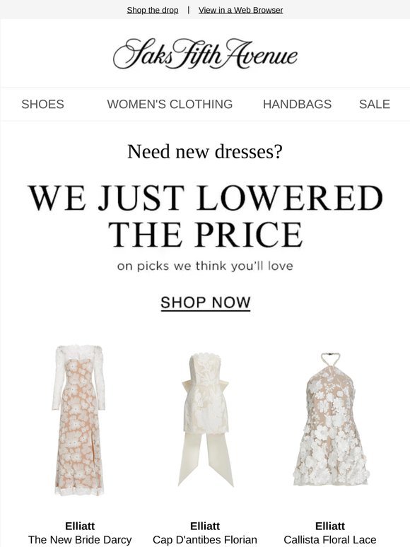 We just lowered the price on dresses you'll love