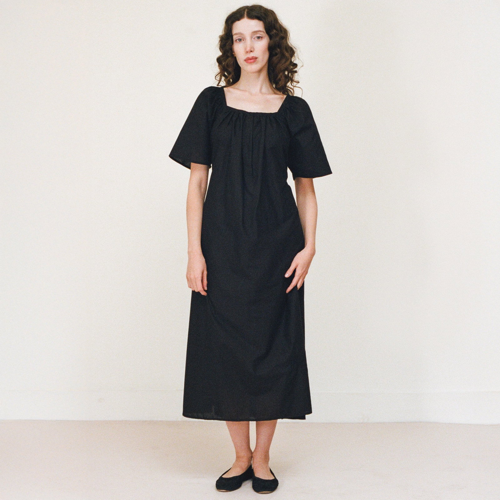 Image of Lamb Nightdress, Black