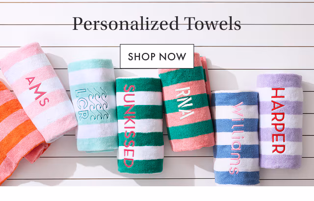Personalized Towels - SHOP NOW