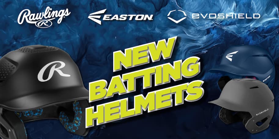 New Baseball Batting Helmets