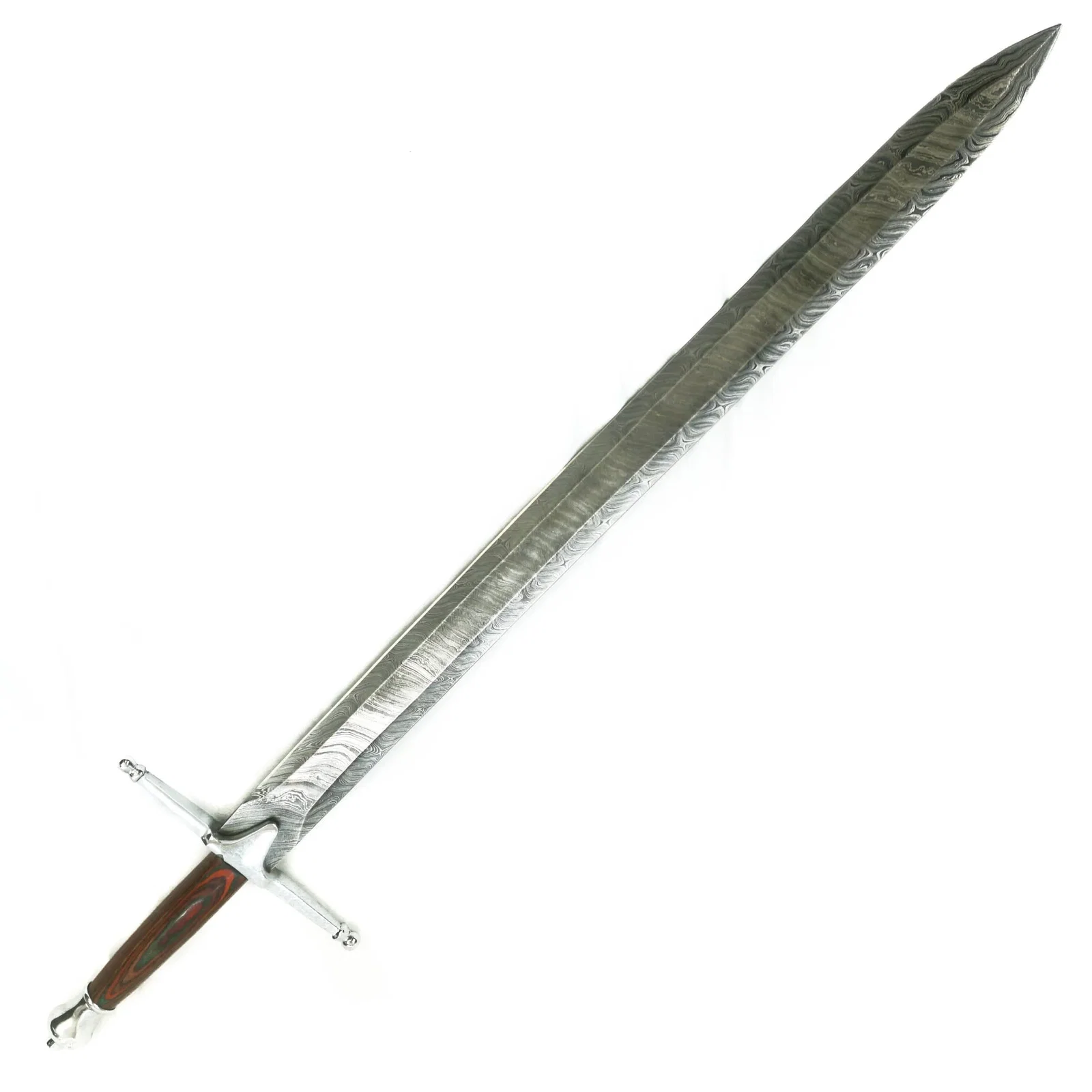 Image of Viking Sword- Carolingian - High Carbon Damascus Steel - 38"- Viking Age