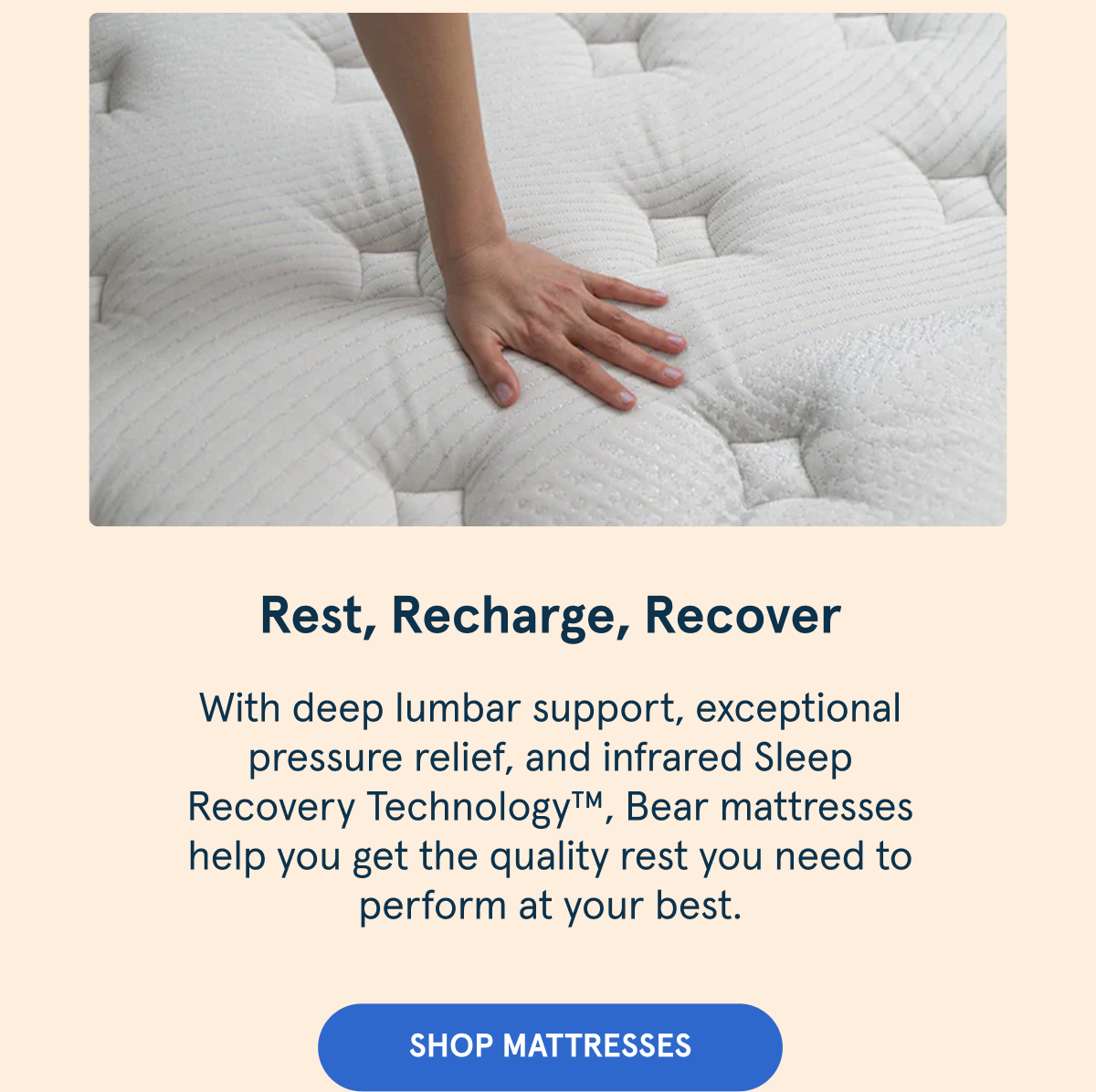 Rest, Recharge, Recover