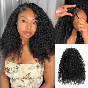 Image of Full Head Crochet Only $99-QVR Tight Curly Feather Crochet Human Hair
