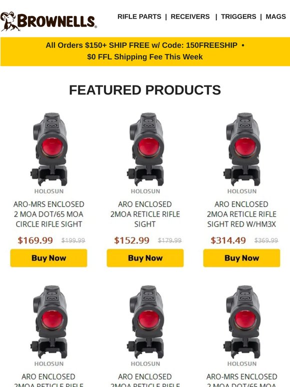 Up to 15% Off Holosun ARO Optics
