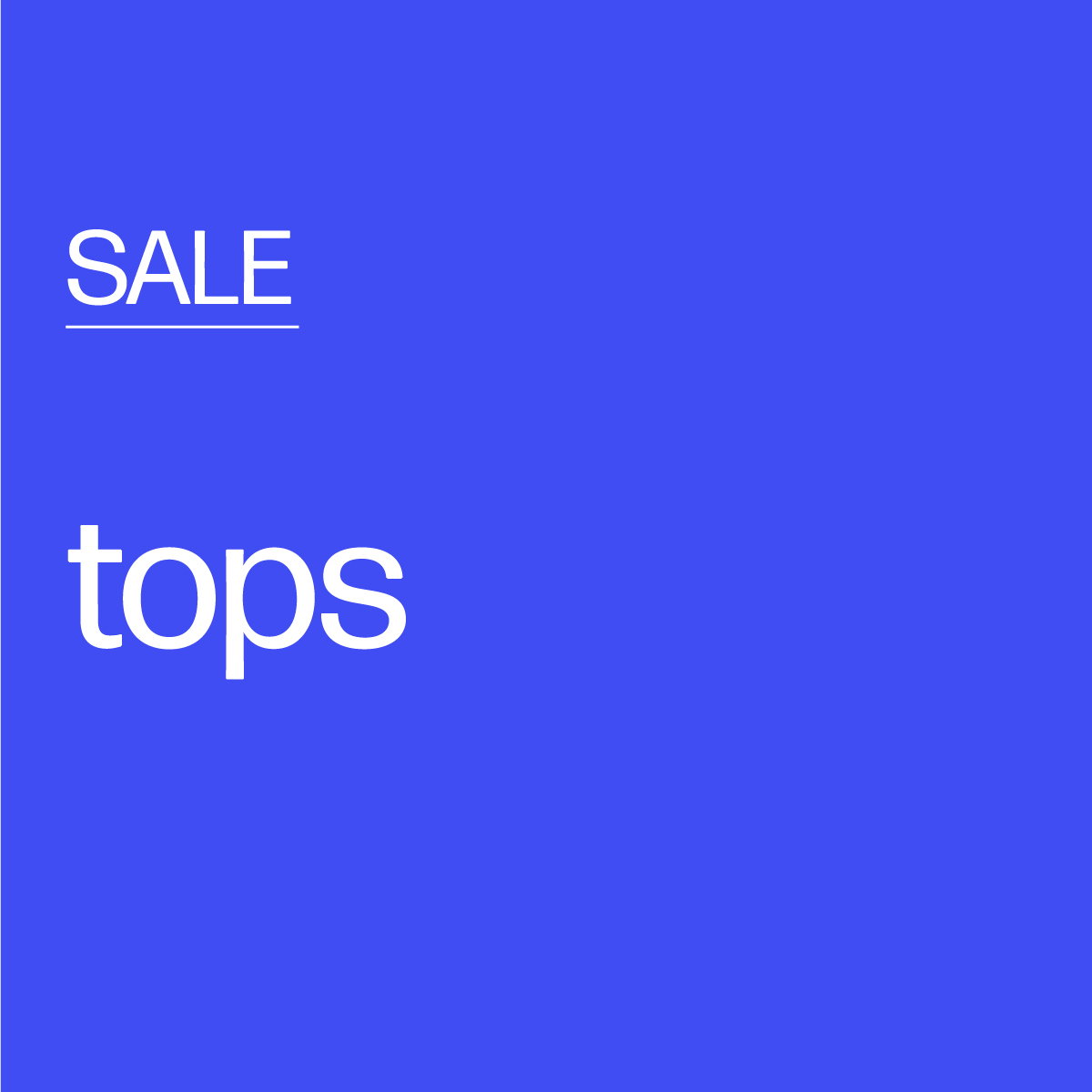 Sale Tops