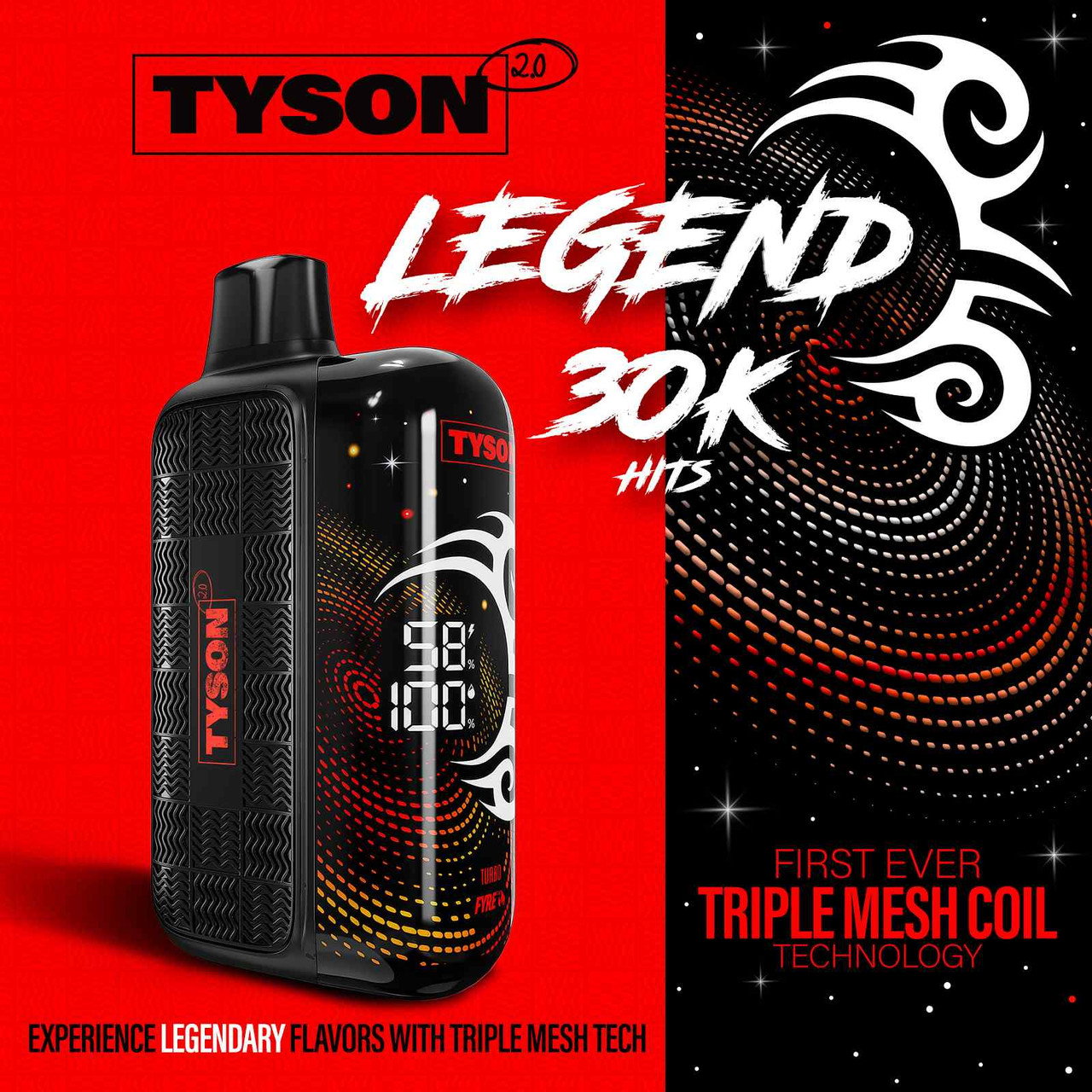 Tyson 2.0 Legend 30K Puff Disposable