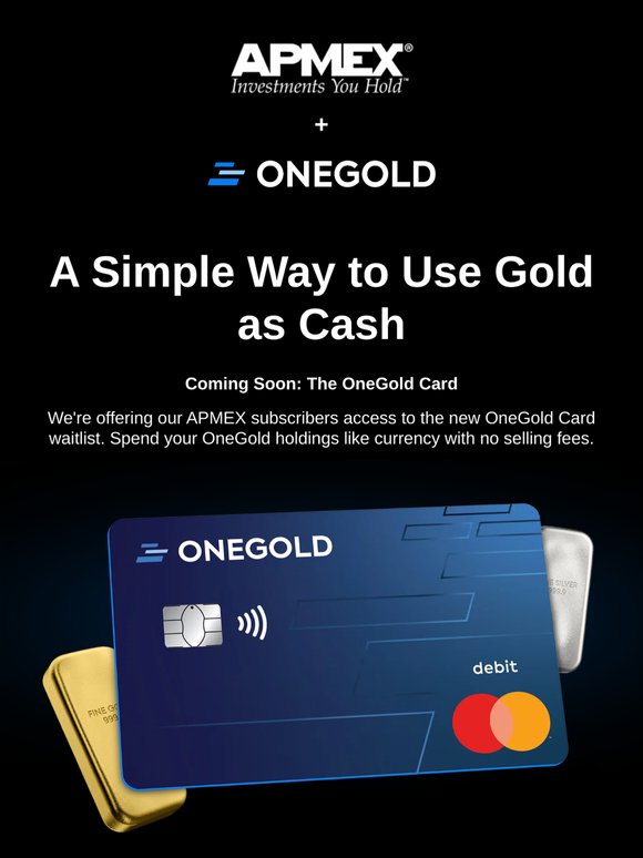 The New OneGold Card Sneak Peek