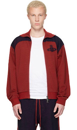 Red & Navy Alien Track Jacket - Vivienne Westwood