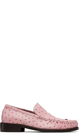 Pink Leather Loafers - Acne Studios