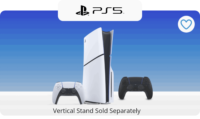 PS5 Bundle - Slim 1TB Disc Console w/ extra Midnight Black Controller