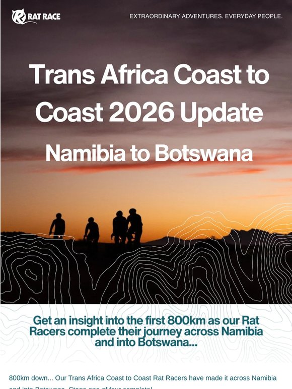 Trans Africa 2026: An update from week 1! 🦒