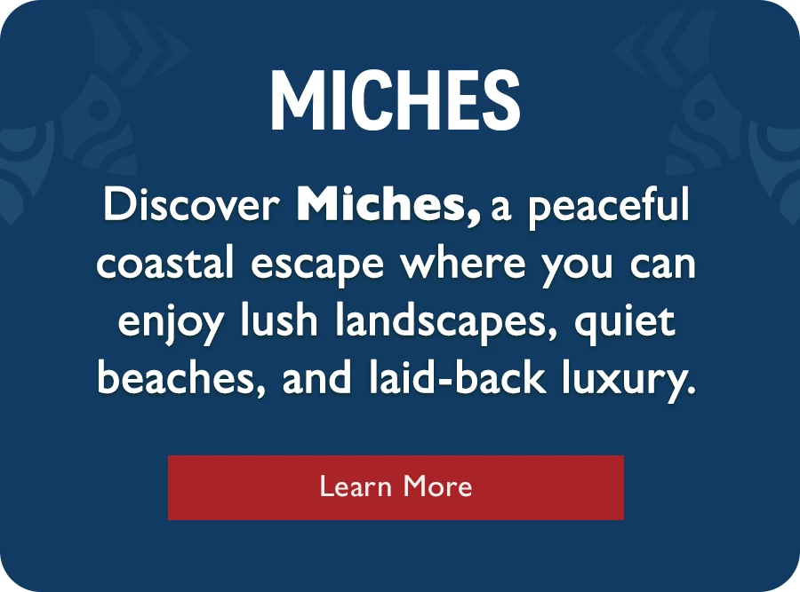 Miches. Discover Miches, a peaceful coastal escape where you can enjoy lush landscapes, quiet beaches, and laid-back luxury. Learn more.