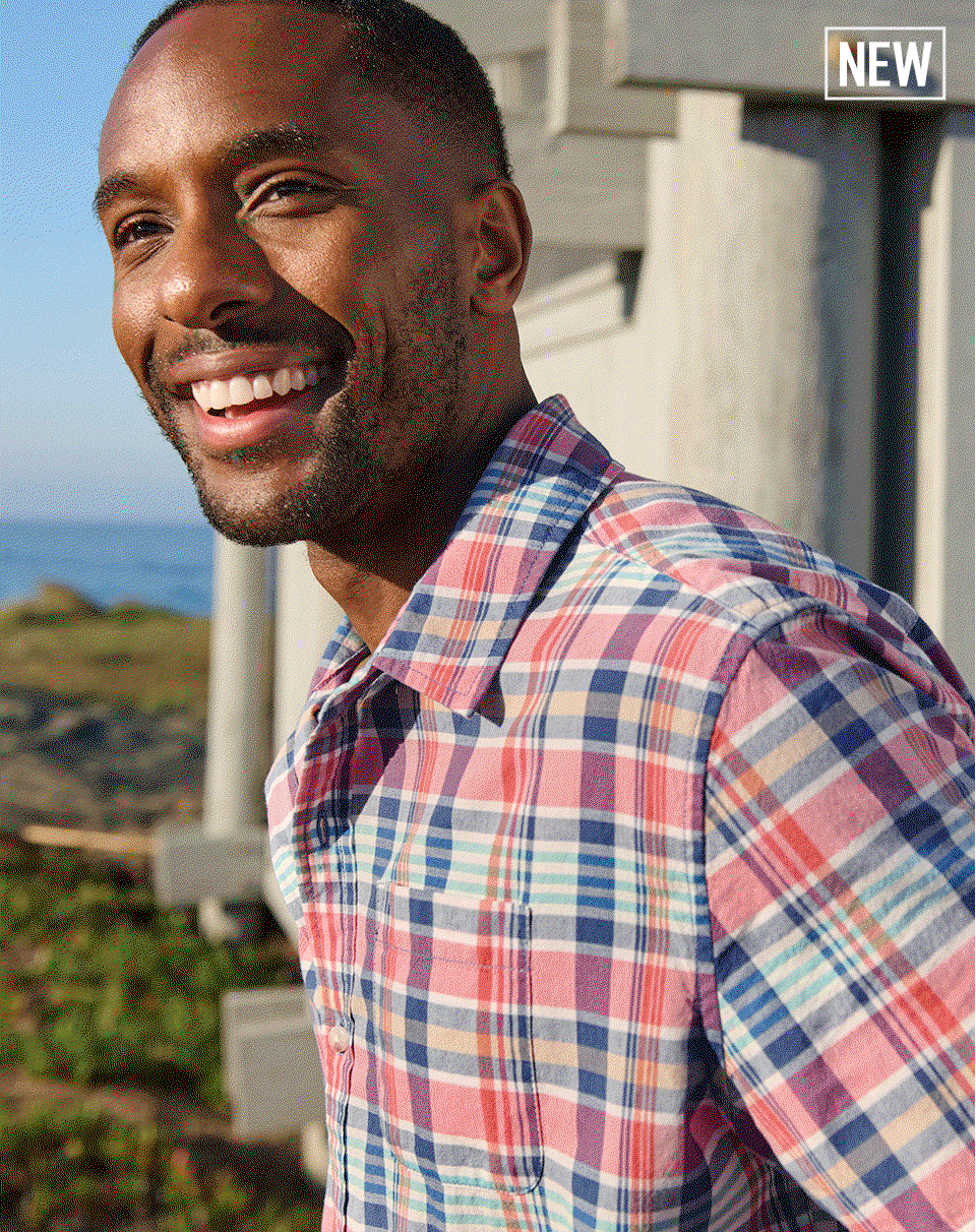 MADRAS SHIRT. The Plaid That Says Summer. The Plaid That Says Summer. Colorful, classic shirts made with authentic madras fabric from India, known for its rich, vibrant patterns. 