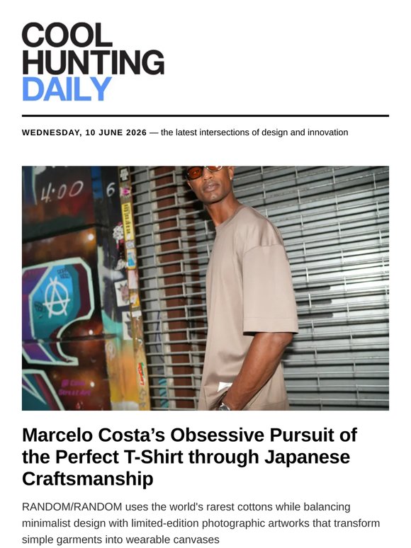 Marcelo Costa’s  Obsessive Pursuit of the Perfect T-Shirt through Japanese Craftsmanship