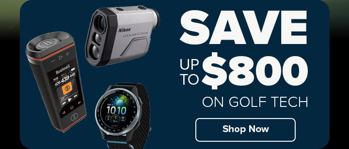Save Up to $800 on Golf Tech