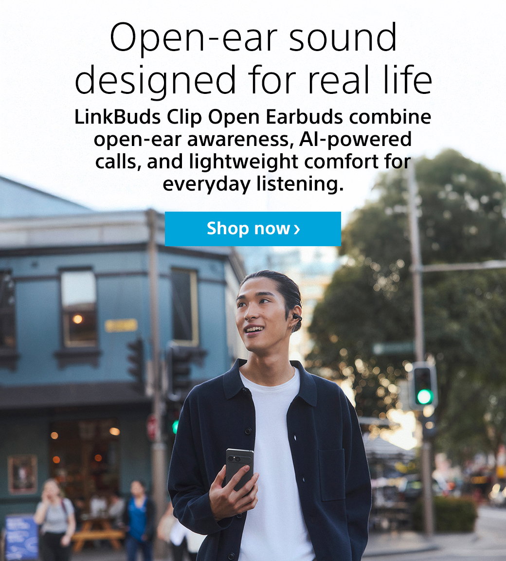 Open-ear sound designed for real life | LinkBuds Clip | Shop now