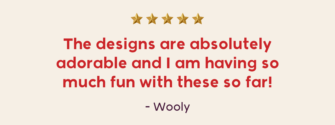 5-star customer review praising the adorable designs of Soks sleeves.