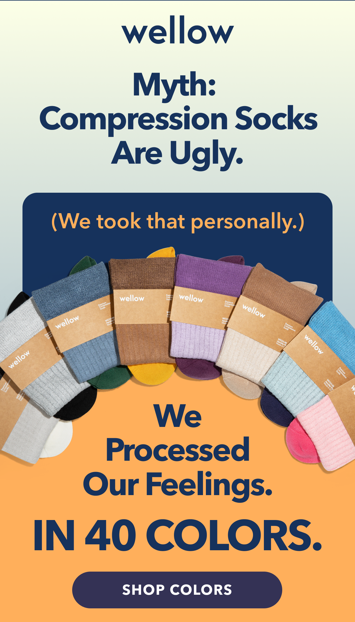 Myth: Compression Socks Are Ugly | SHOP COLORS