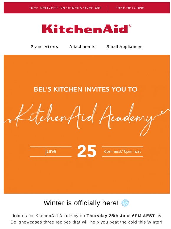 Introducing KitchenAid Academy: Winter Warmers 🍲