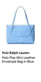 Polo Play Mini Leather Envelope Bag