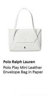 Polo Play Mini Leather Envelope Bag
